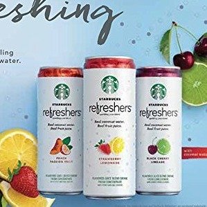 features:starbucks refreshers sparkling juice blends are a